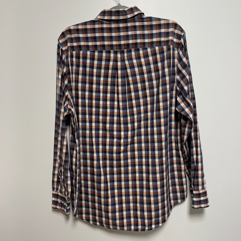 Banana Republic Mens Plaid Long Sleeve Button Down Shirt Size L - Picture 5 of 9